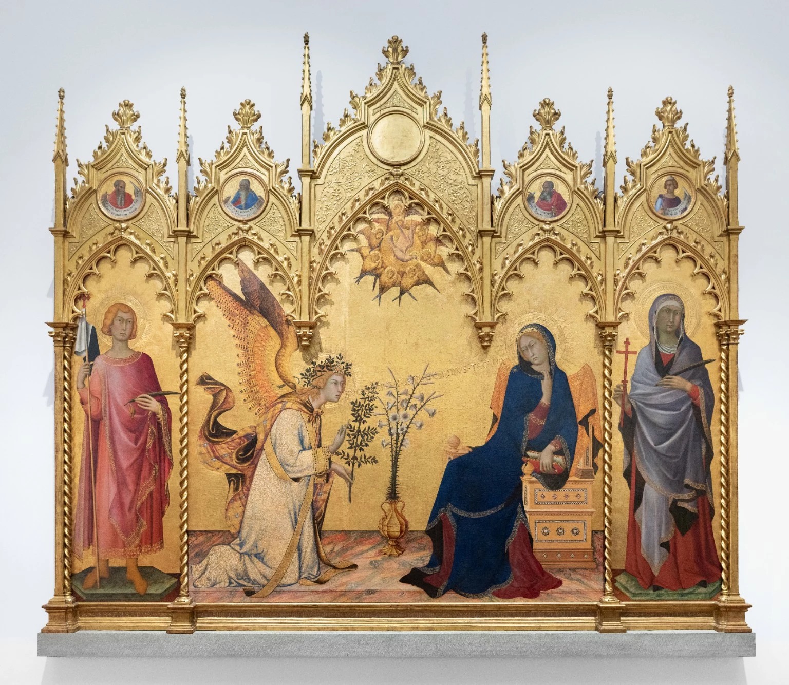 Annunciation with Saint Ansanus and Saint Maxima
