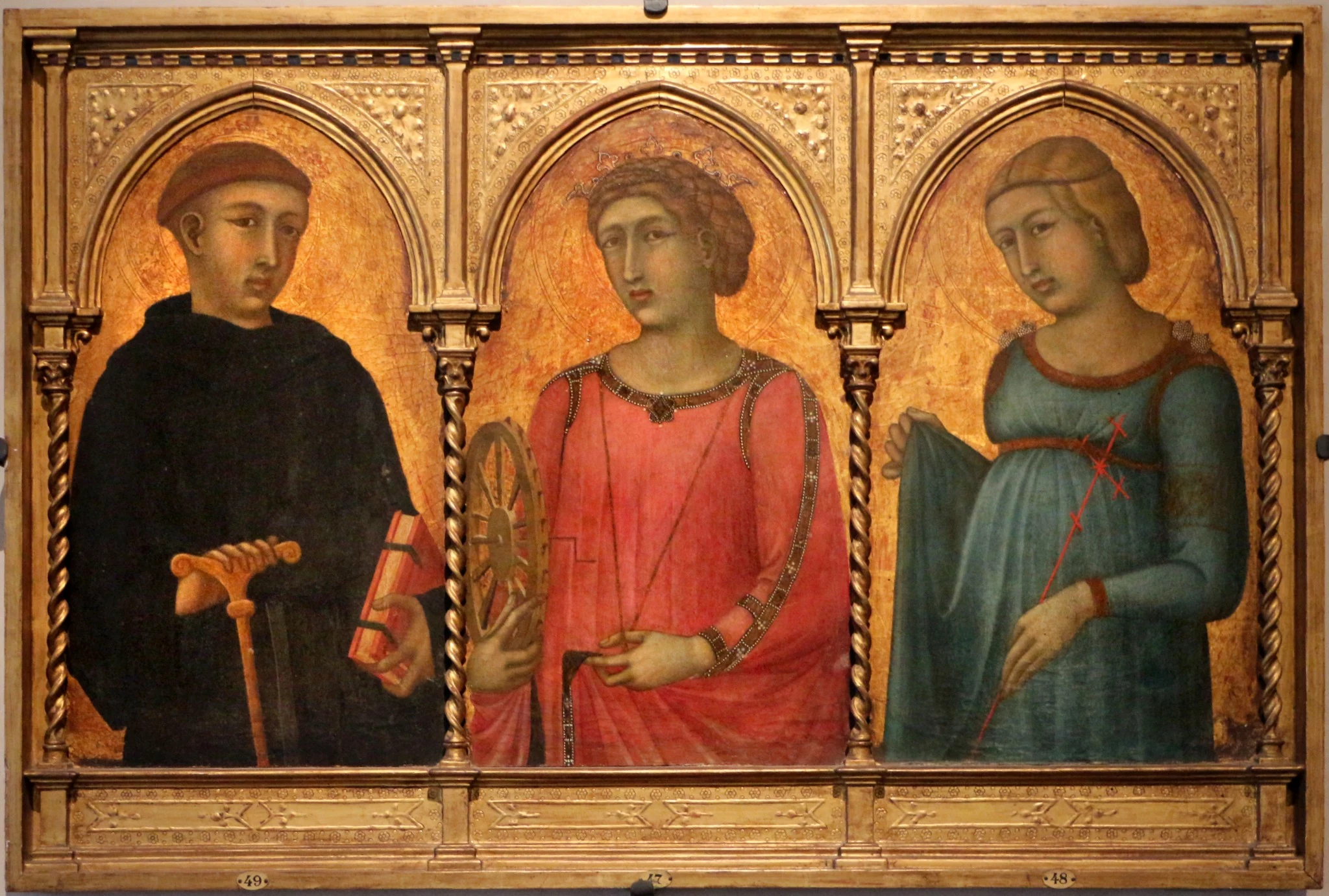 Saint Leonard, Saint Catherine of Alexandria and Saint Margaret of Antioch