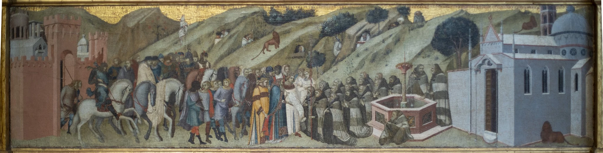 Saint Albert of Jerusalem Gives the Carmelite Rule to Saint Brocard