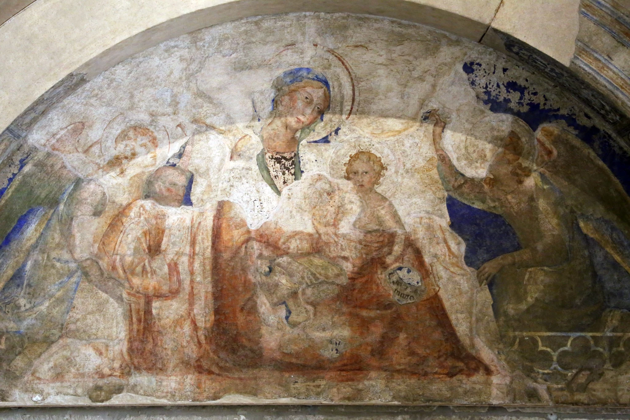 Virgin of Humility with Angels and Cardinal Stefaneschi