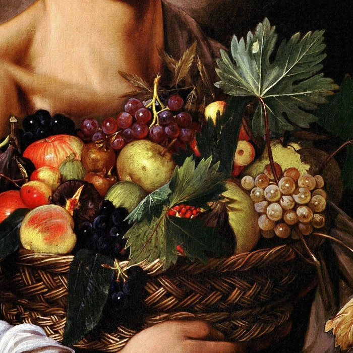 Boy with a Basket of Fruit