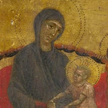 The Virgin and Child with Two Angels