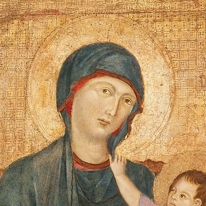 Madonna Enthroned with the Child and Two Angels