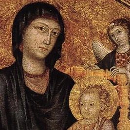 Madonna Enthroned with the Child, Saint Francis, Saint Dominic and Two Angels